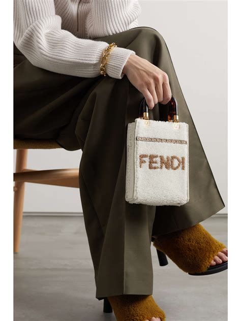 fendi mini shopper|Fendi shopper tote.